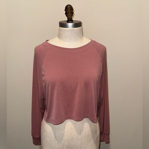 Victoria’s Secret Cropped Long Sleeve Top